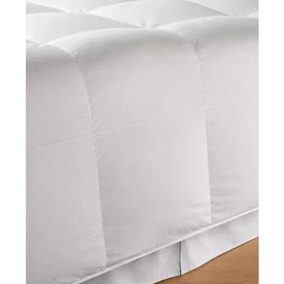 Charter Club White Down Medium Weight Comforter – Twin - Picture 2 of 4